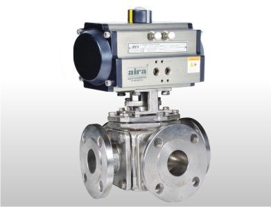 Trusted Manufacturer for Pneumatic Actuator 3 Way, 4 Way and 5 Way Ball Valve