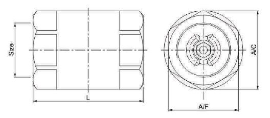 non return valve drawing