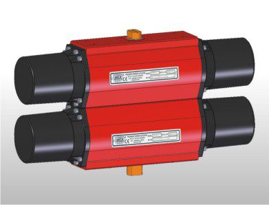 The best single-acting double-decker pneumatic actuator manufactured by India's best valve manufacturer, Aira Euro