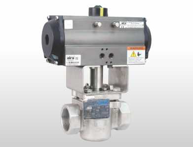 Pneumatic 2 way Plug Valve